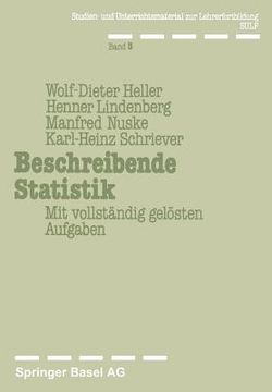 portada beschreibende statistik: mit vollstandig gelasten aufgaben (in German)