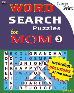 portada WORD SEARCH Puzzles for MOM (en Inglés)