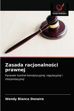portada Zasada racjonalności prawnej (en Polaco)
