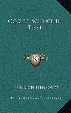 portada occult science in tibet (en Inglés)