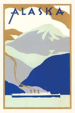 portada Vintage Journal Alaska Travel Poster (en Inglés)