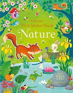portada First Sticker Book Nature (First Sticker Books) (in English)