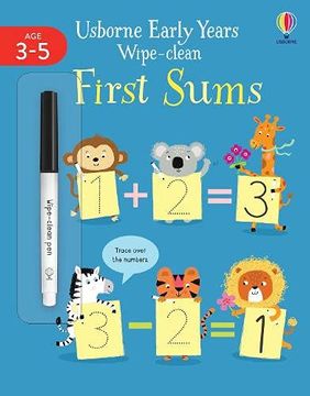 portada Early Years Wipe-Clean First Sums (Usborne Early Years Wipe-Clean, 5) (in English)