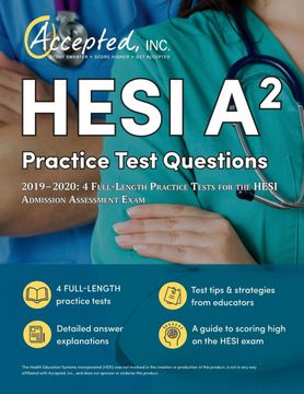 portada HESI A2 Practice Test Questions 2019-2020 (en Inglés)
