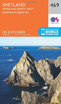 portada Shetland - Mainland North West (OS Explorer Active Map)