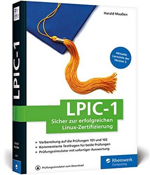 portada Lpic-1: Sicher zur Erfolgreichen Linux-Zertifizierung. Aktuell zu den Prüfungszielen von 2018 (Version 5). (en Alemán)