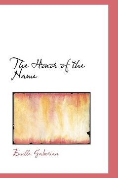 portada the honor of the name (in English)