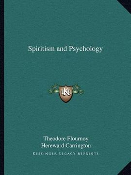portada spiritism and psychology (en Inglés)