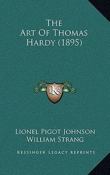 portada the art of thomas hardy (1895) (in English)