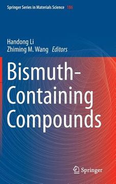 portada Bismuth-Containing Compounds (en Inglés)