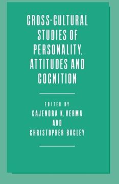 portada Cross-Cultural Studies of Personality, Attitudes and Cognition