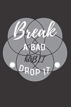 portada Break a bad Habit Drop it: Gewohnheits-Tracker | din a5 & 120 Seiten | Personal Tasks & Goal Manager (en Inglés)
