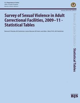 portada Survey of Sexual Violence in Adult Correctional Facilities, 2009-11-Statistical Tables