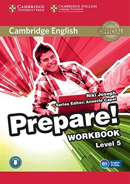 portada Cambridge English Prepare! Level 5 Workbook With Audio (en Inglés)