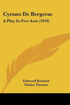 portada cyrano de bergerac: a play in five acts (1919) (en Inglés)
