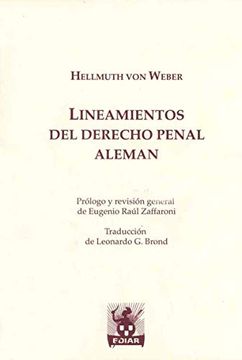 portada Lineamientos del Derecho Penal Aleman (in Spanish)