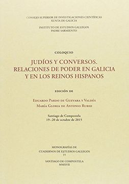 portada Judios y conversos (Monografías de Cuadernos de Estudios Gallegos)