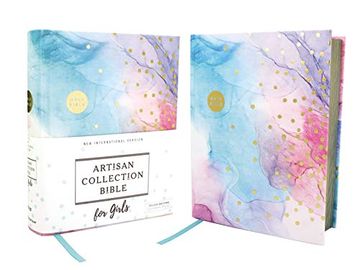 portada Niv, Artisan Collection Bible for Girls, Cloth Over Board, Multi-Color, art Gilded Edges, red Letter Edition, Comfort Print 