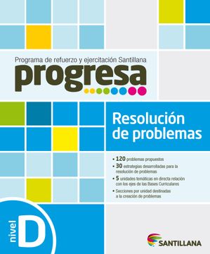 portada Progresa Resolucion de Problemas d. Programa de Refuerzo y Ejercitacio