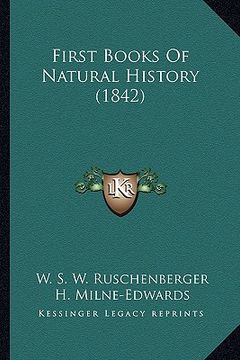 portada first books of natural history (1842) (en Inglés)