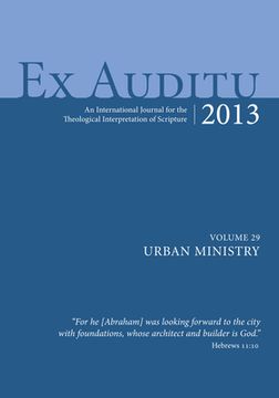 portada Ex Auditu - Volume 29 (en Inglés)