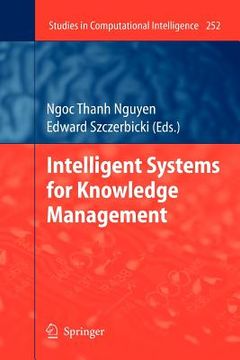 portada intelligent systems for knowledge management (en Inglés)
