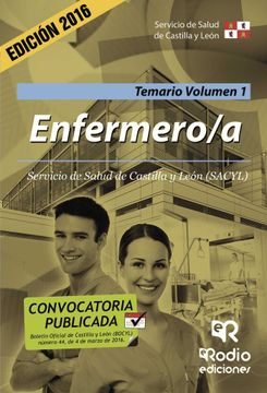portada Enfermero. Temario. Volumen 1. Servicio de Salud de Castilla y Leon