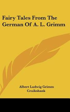 portada fairy tales from the german of a. l. grimm (in English)