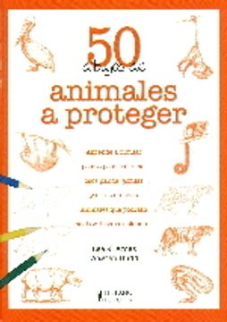 portada 50 dibujos de animales a proteger