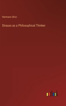 portada Strauss as a Philosophical Thinker (en Inglés)