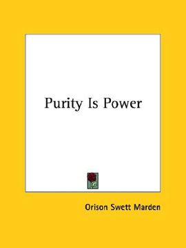 portada purity is power (en Inglés)