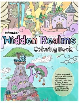 portada Hidden Realms Coloring Book: Islands? (en Inglés)