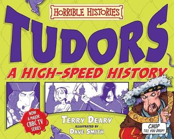 portada Tudors: A High-Speed History (Horrible Histories) (en Inglés)