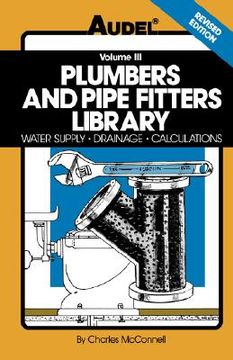 portada plumbers and pipe fitters library: water supply, drainage, calculations (en Inglés)