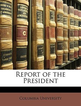 portada report of the president (en Inglés)