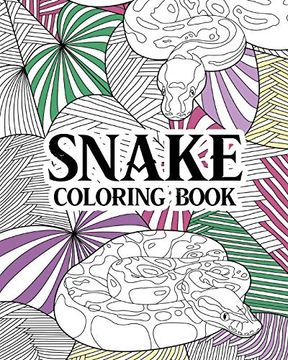 portada Snake Coloring Book (in English)