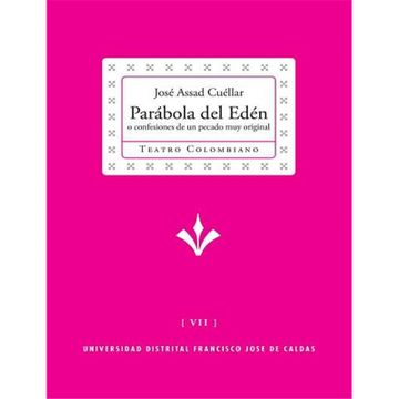portada Parábola Del Edén O Confesiones De Un Pecado Muy Original (in Spanish)