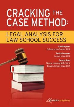 portada cracking the case method: legal analysis for law school success (en Inglés)