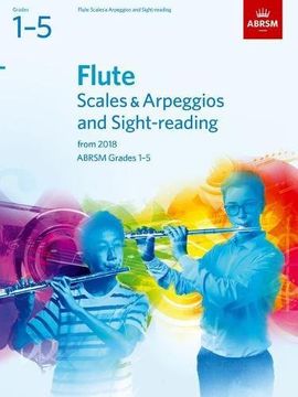 portada Flute Scales & Arpeggios and Sight-Reading, ABRSM Grades 1-5: from 2018 (ABRSM Scales & Arpeggios)