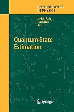 portada quantum state estimation (en Inglés)