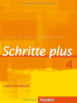 portada SCHRITTE PLUS 4 LHB. (prof.) (SCHRPLUS) (en Alemán)