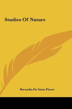 portada studies of nature (en Inglés)