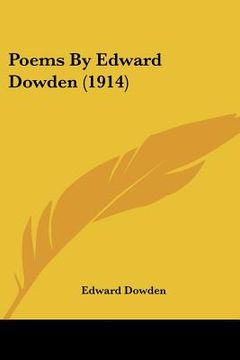 portada poems by edward dowden (1914) (en Inglés)