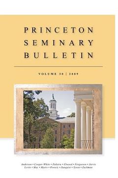 portada princeton seminary bulletin: volume 30