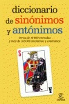 portada diccionario de sinonimos y antonimos (in Spanish)