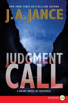 portada judgment call lp: a brady novel of suspense
