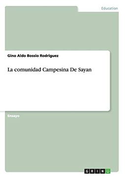 portada La Comunidad Campesina de Sayan (in Spanish)