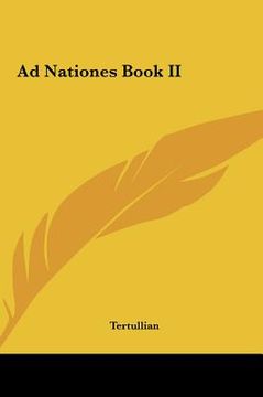 portada Ad Nationes Book II (en Latin)