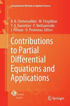 portada Contributions to Partial Differential Equations and Applications (en Inglés)