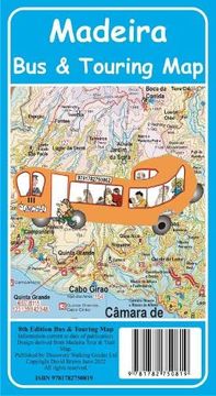 portada Madeira bus and Touring map (8Th Edition) (en Inglés)